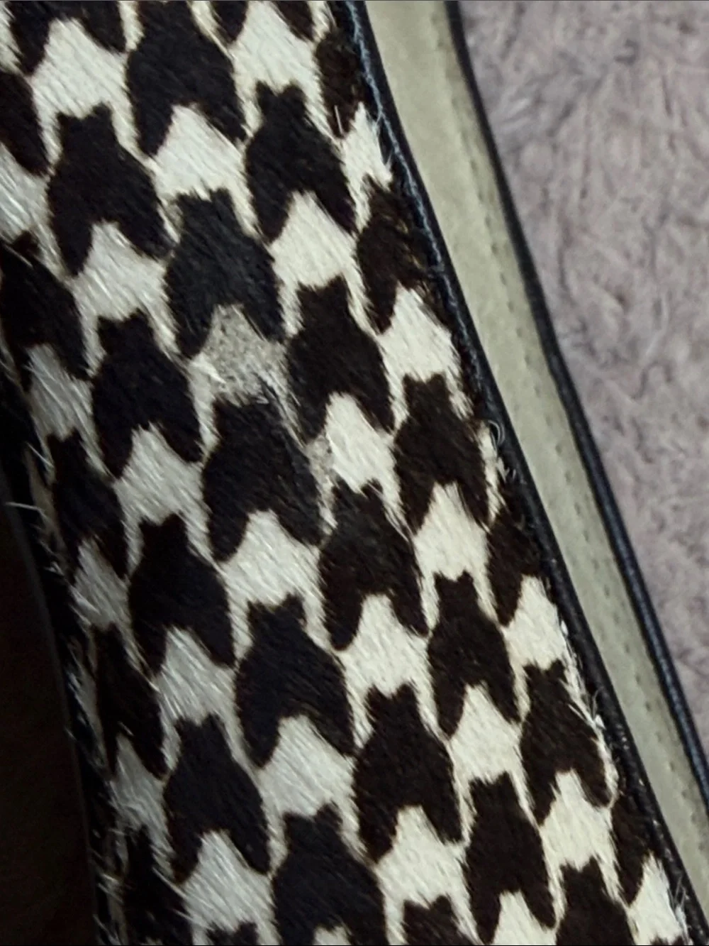 MICHAEL Michael Kors Black & White Houndstooth Pointed Toe Flats